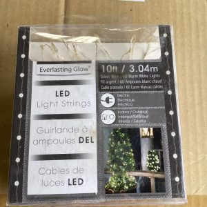LED Clear String Lights 10 Foot