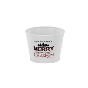 5” Merry Christmas Pot Cover