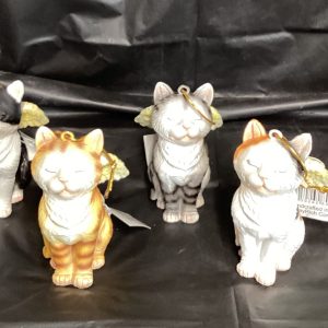 Cat with wings ornament