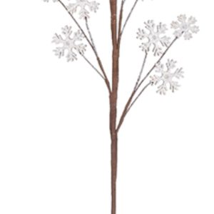 Wood Snowflake Spray