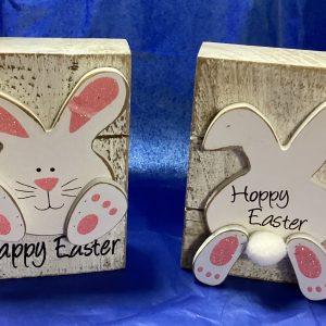 Easter Bunny Wooden Sign