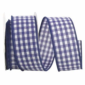 Gingham Check Wired Edge