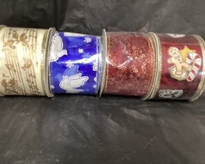 Holiday Ribbon Wired Edge