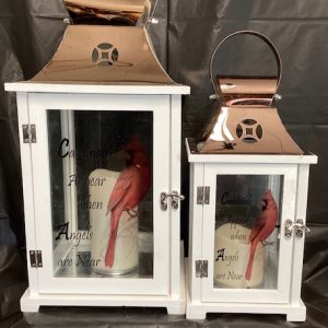 Lantern Set - Cardinals Appear When Angels are Nea