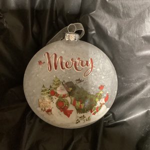 Frosted Glass Ornament