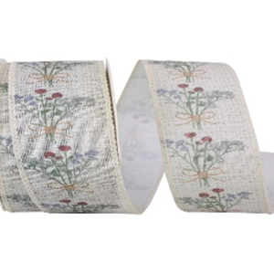 Dainty Floral Bouquet Linen