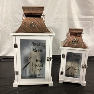 Amazing Grace Lantern Set/2