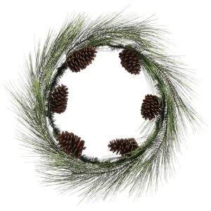 Big Pine and Cone Wreath