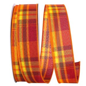Tierra Tonal Plaid Wired Edge