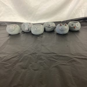 Assorted Ceramic Animal Planters 2”