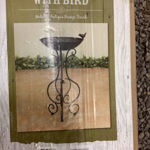 Metal Birdbath