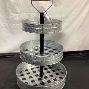 3 Tier Galvanized Stand