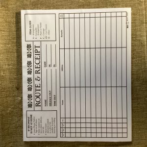 Route and Receipt Form