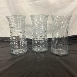 Assorted Clear Rose Vase