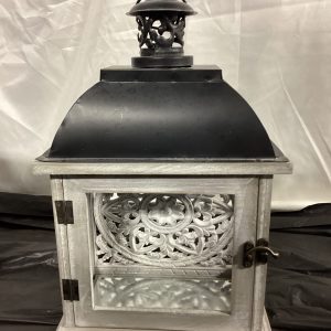 Metal and Wood Lantern