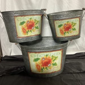 Set of Chickadee Containers