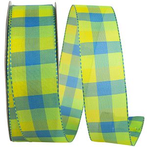 Plaid Bright 3 Value Wired Ribbon
