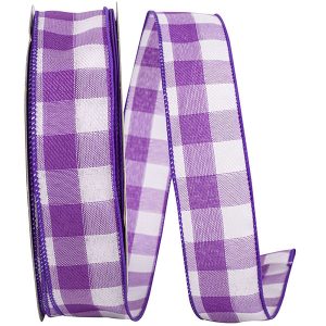 Celine Check Plaid Twill Wired Edge