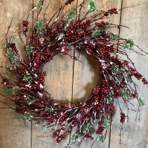 Glitter Berry Wreath