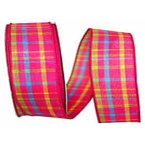 Breezeway Plaid Value (Fuchsia) (1 1/2)