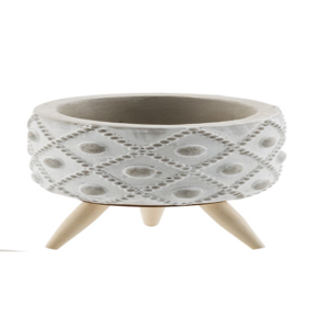 Mini Embossed Planter with Feet