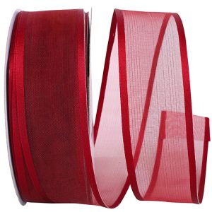 Charlize Wired Edge Classic Red 1.5”