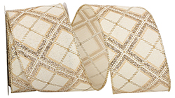 Glitter Diagonal Ribbon