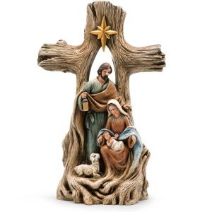 Cross with Holy Family