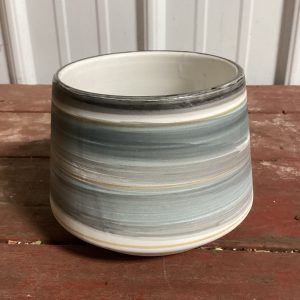 Large Blue and gray pot