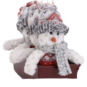 Snowman with Scarf Ornament