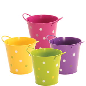 Metal Dots Potcover with Ear Handles