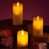 2" Diameter LED Swinging Candle