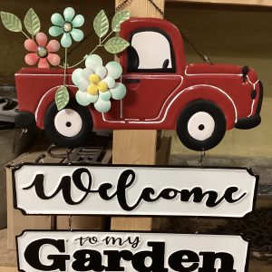 Welcome To My Garden Sign