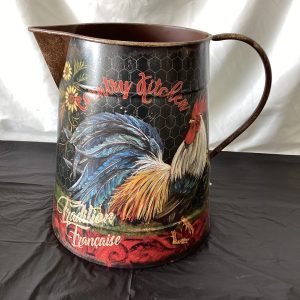 Metal Rooster Design Watering Can