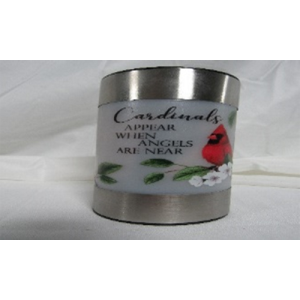 Memorial Garden Solar Stake Cardinals Appear