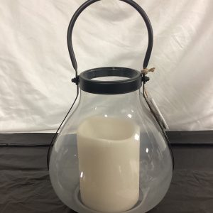 Everlasting Glow Lantern With LED Resin Candle