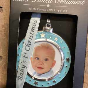 Silver Plated Baby Ornament