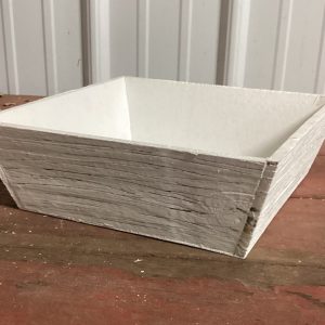 square Wood Container