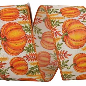 Pumpkin Patch Sparkle Ribbon