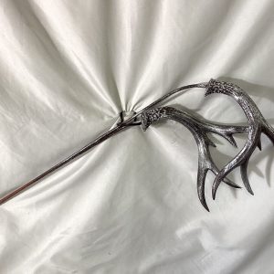 Faux Elk Antlers Silver