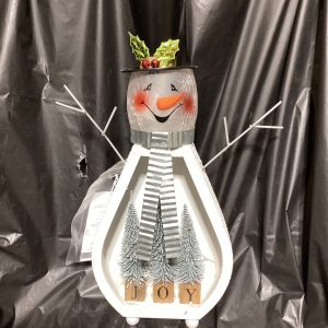 Lighted Joy Snowman