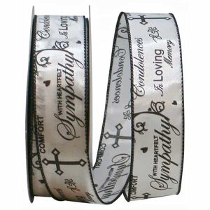 Words of Sympathy (White/black) (1 1/2