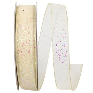 Sheer Sparkle Wired Edge