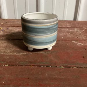 Blue and Gray Pot