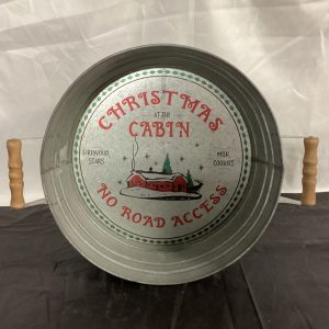 Christmas Market Metal Basket