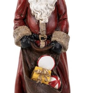 Santa with Toy Sack Statue