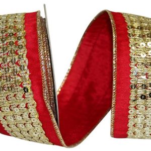 Sequin Trim Center Ribbon