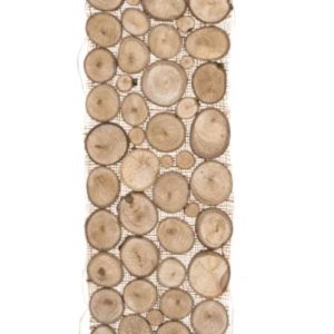 Wooden Discs Table Runner