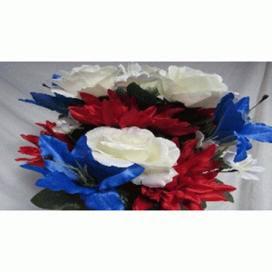 Lily dahlia rose bush