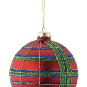 Plaid Ornament